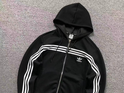 Moletom Adidas Originals 3-Stripes Classic Zip Hoodie