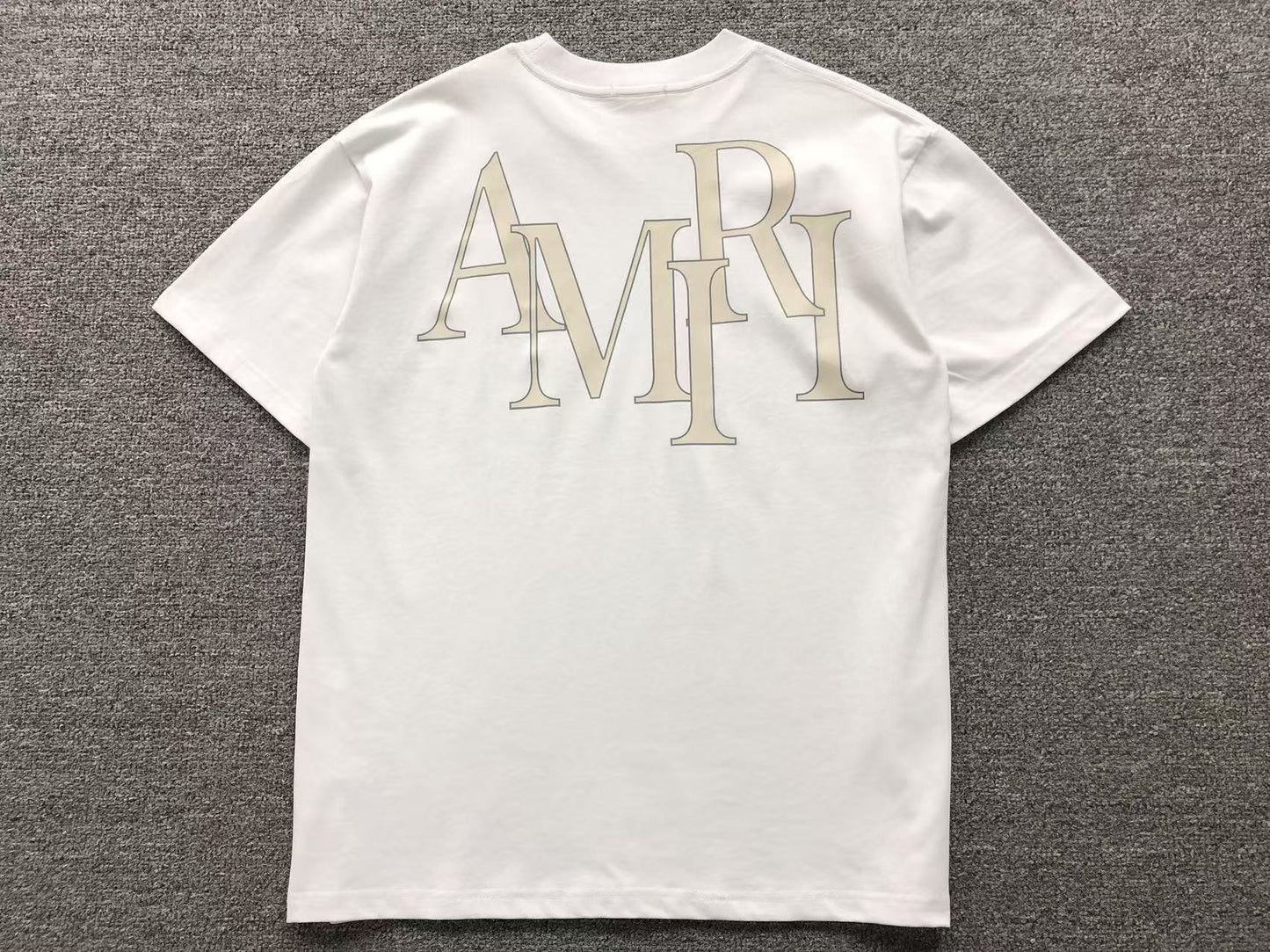 Camiseta AMIRI Monogram Oversized Back Logo
