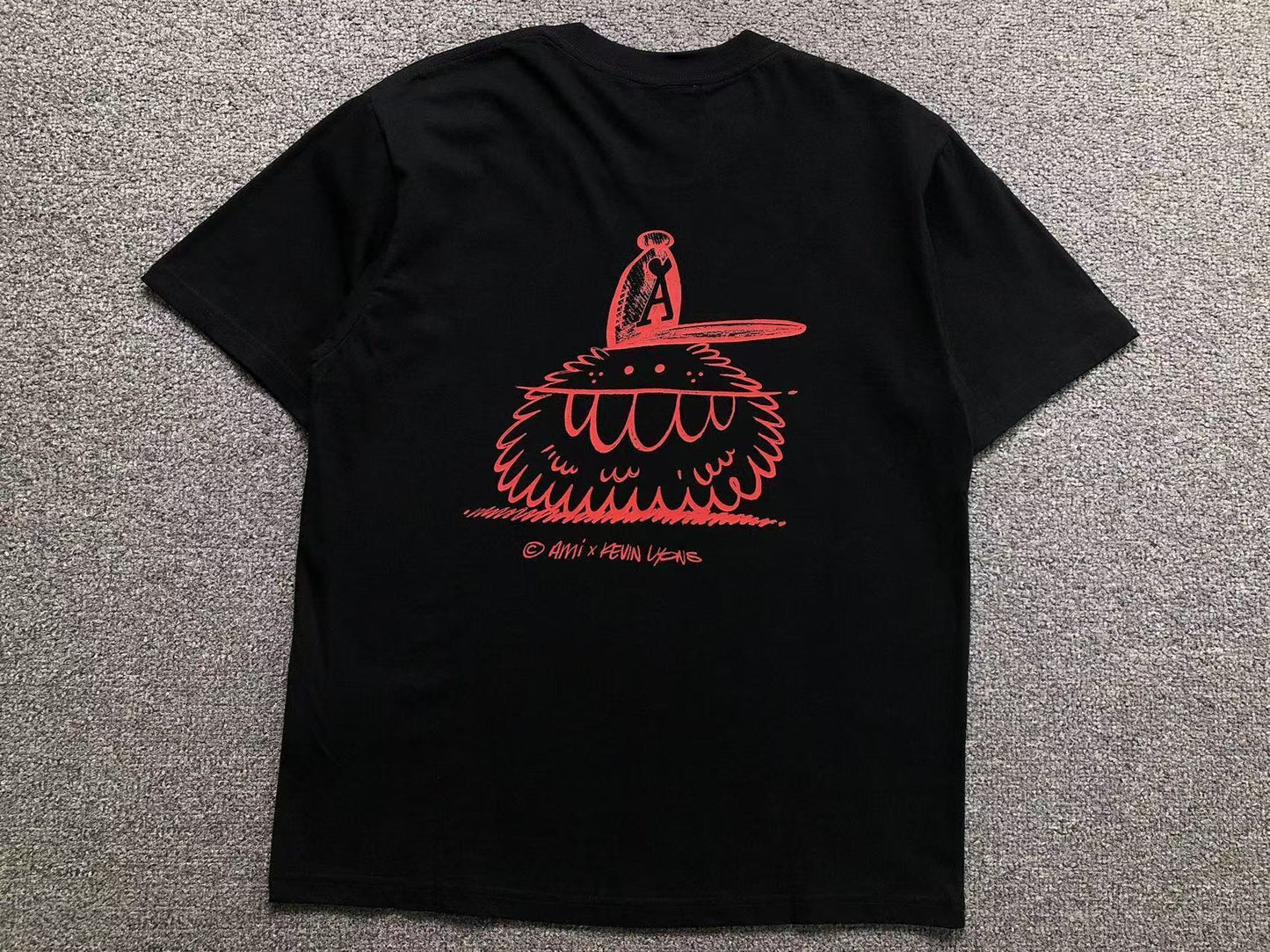 Camiseta AMI Paris Graphic Backprint Artist Edition