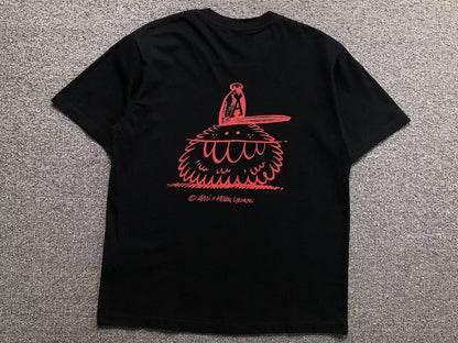 Camiseta AMI Paris Graphic Backprint Artist Edition
