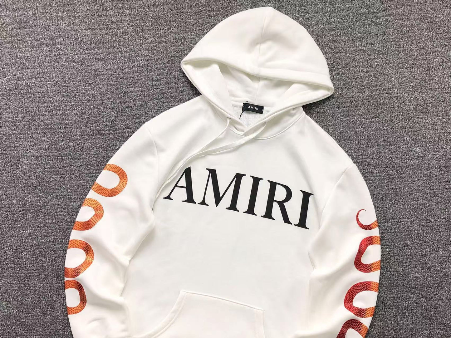 Moletom AMIRI Serpent Sleeve Logo Hoodie