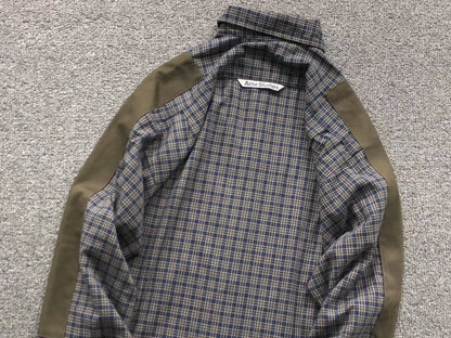 Camisa Acne Studios Plaid Panel Design