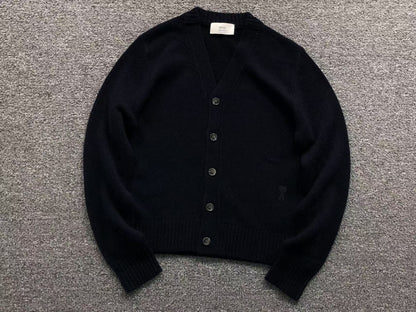 Suéter Cardigan AMI Paris Essential Feminino