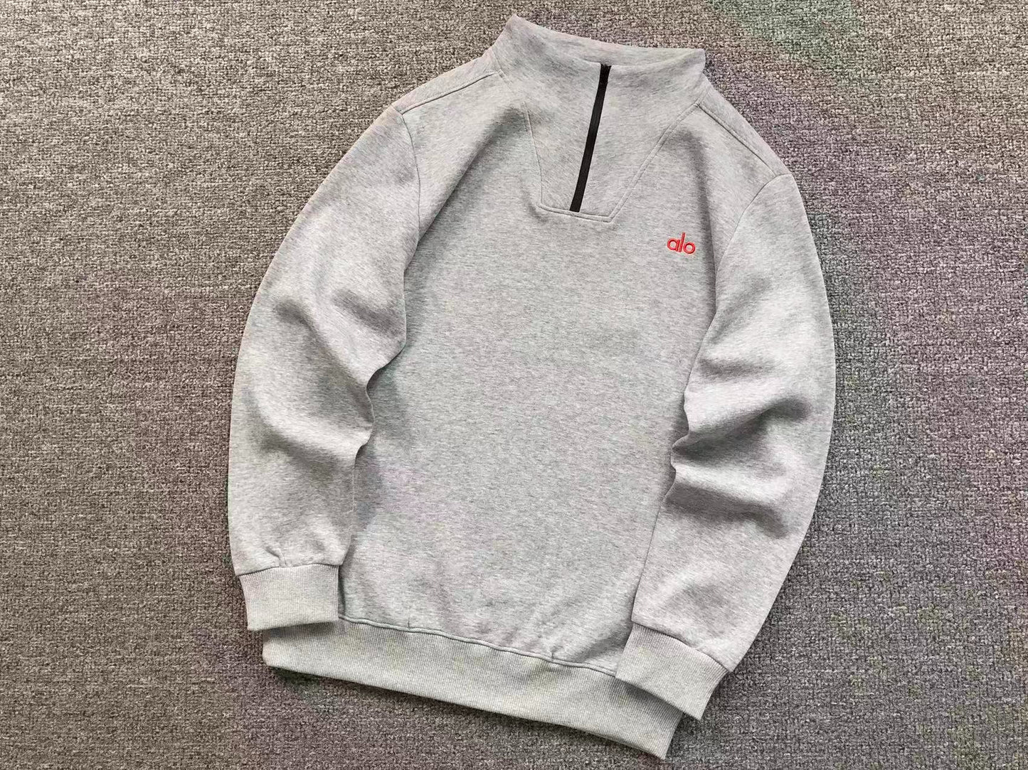 Moletom ALO half zip gola alta