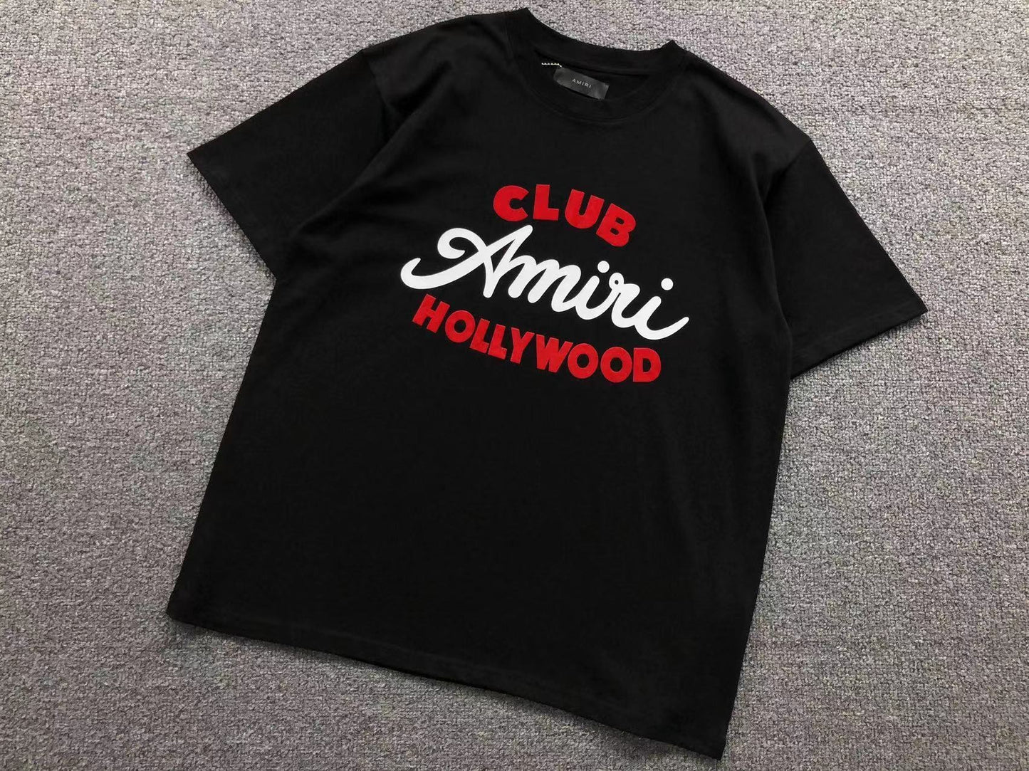 Camiseta AMIRI Club Hollywood Logo