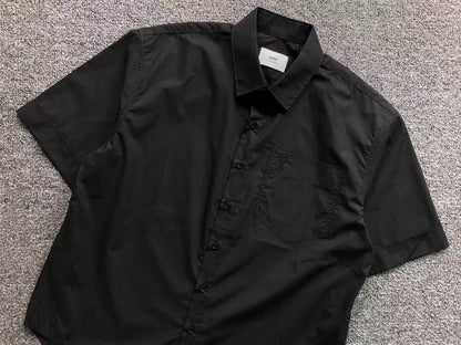 Camisa AMI Paris Heart Logo Pocket Shirt