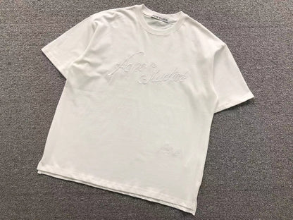 Camiseta Acne Studios Embroidered Script Logo