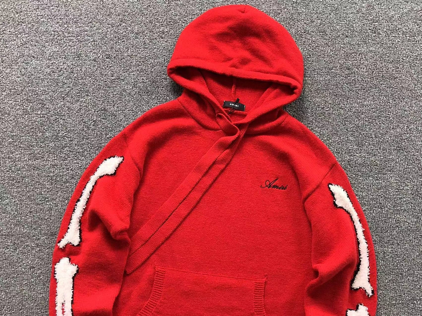 Suéter AMIRI Sleeve Flame Minimal Hoodie