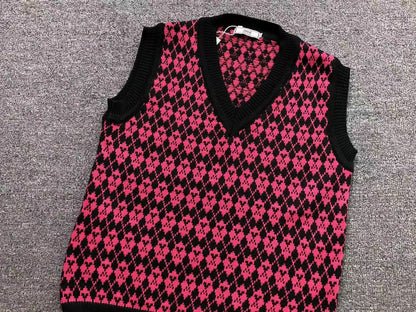 Suéter Colete AMI Paris Pattern Knit