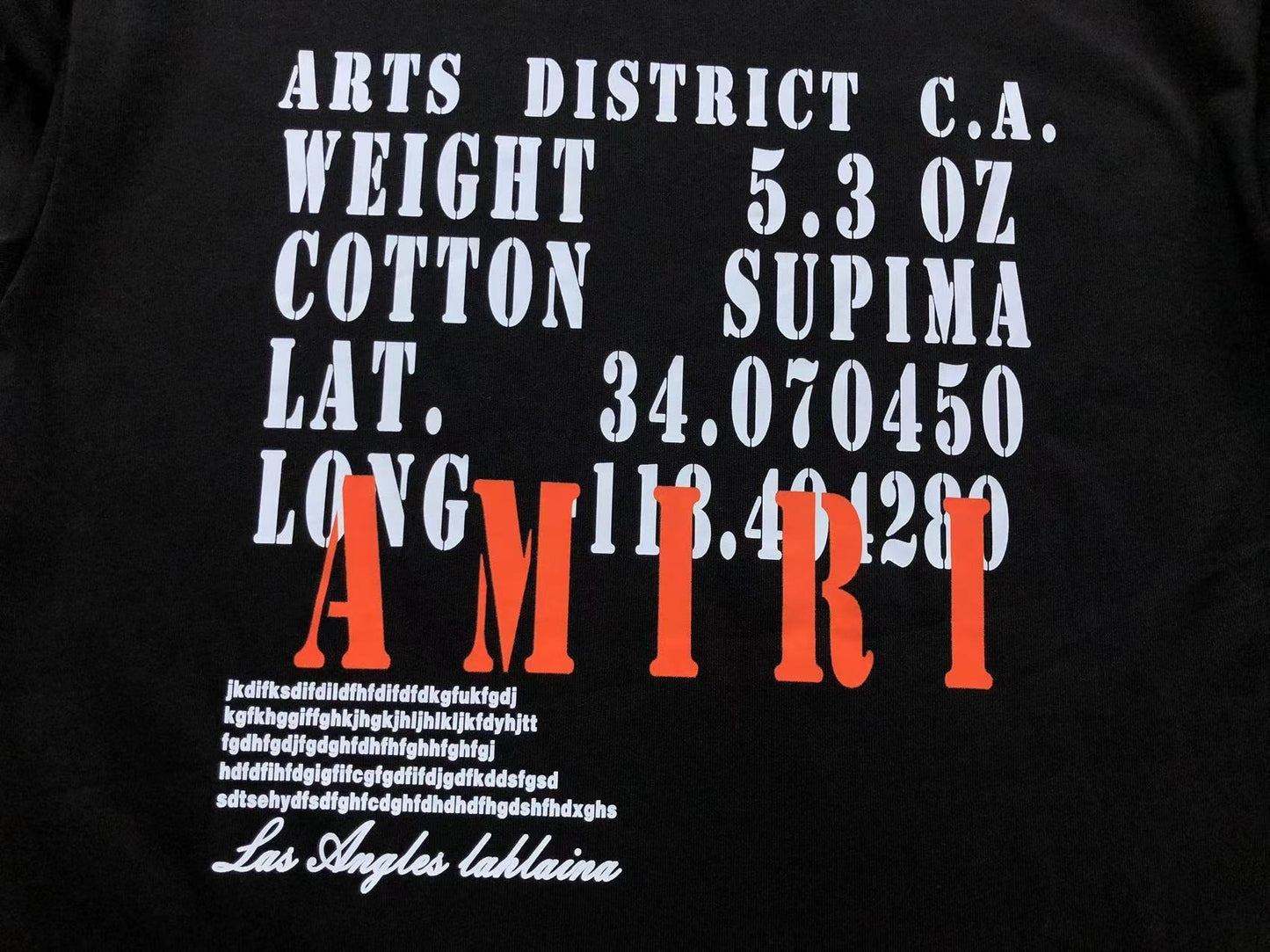 Camiseta AMIRI Arts District Label