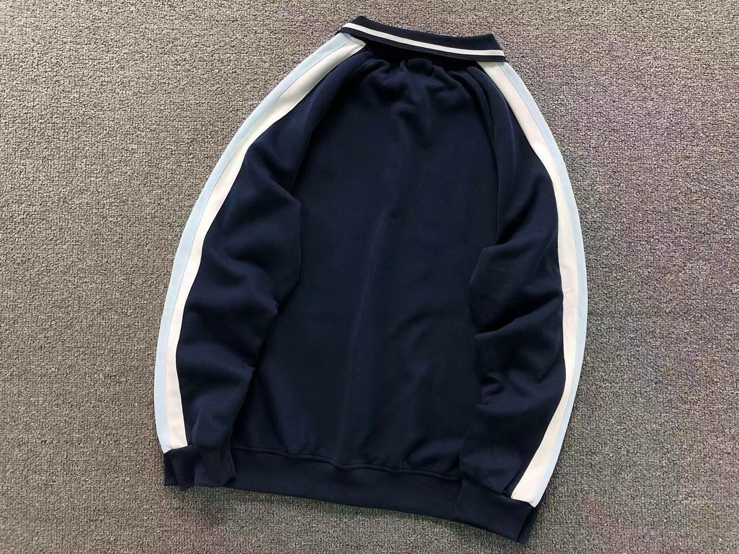 Moletom Adidas Originals Half Zip Vintage Stripes
