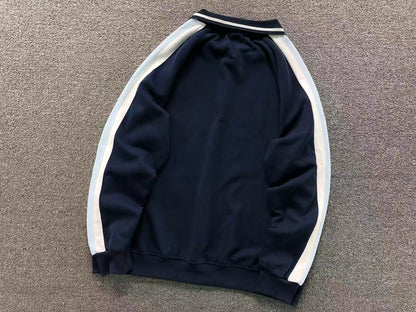 Moletom Adidas Originals Half Zip Vintage Stripes