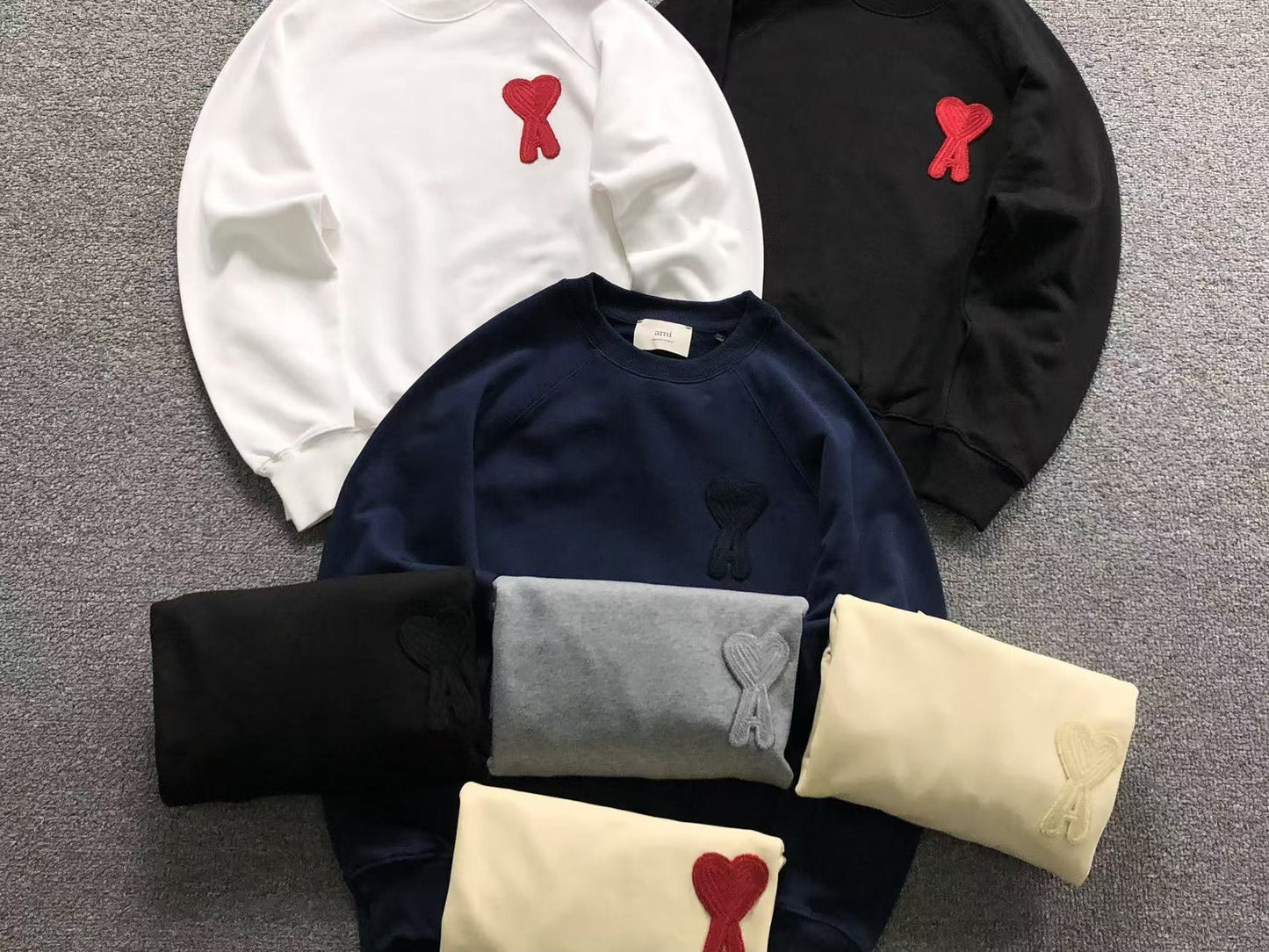 Moletom AMI Paris Ami de Cœur Crewneck