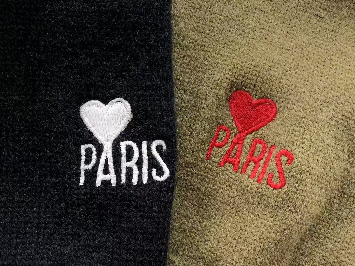Suéter AMI Paris Gola Alta Zip