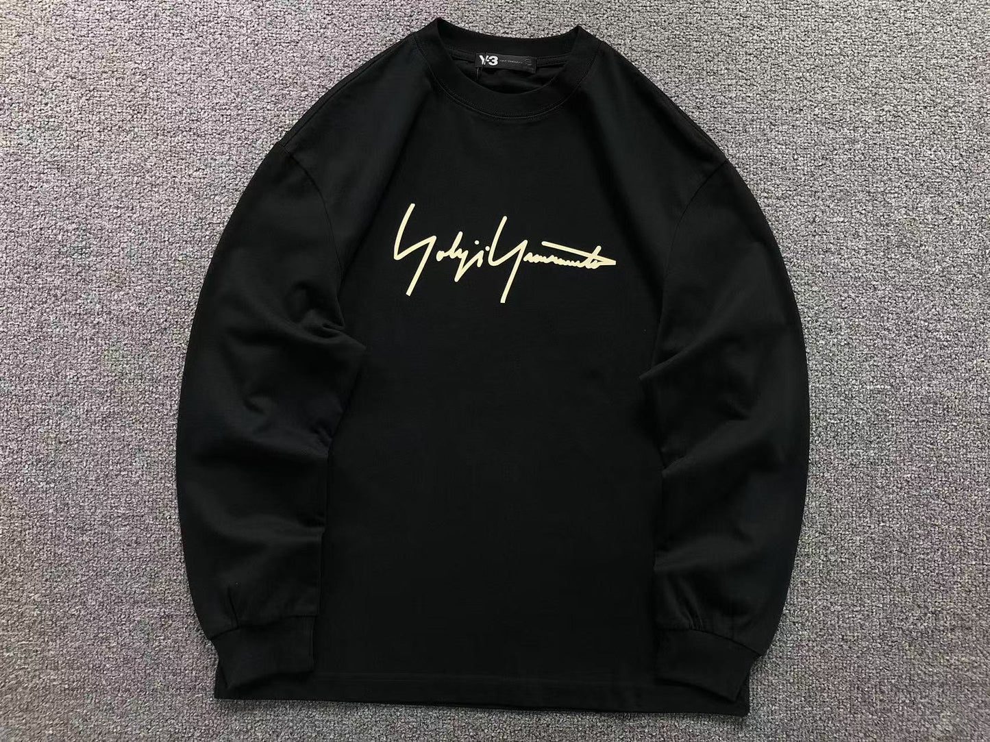 Camiseta Adidas Y-3 Yohji Signature Long Sleeve