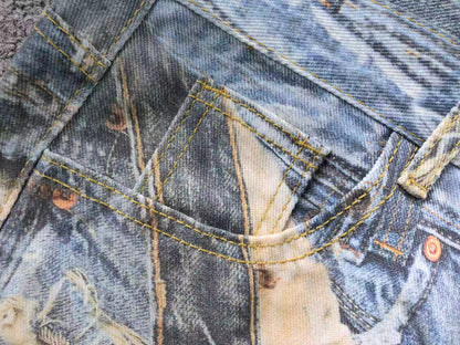 Calça Acne Studios Underground Script Denim