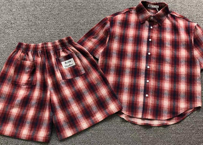 Conjunto Acne Studios Flannel Checkered set