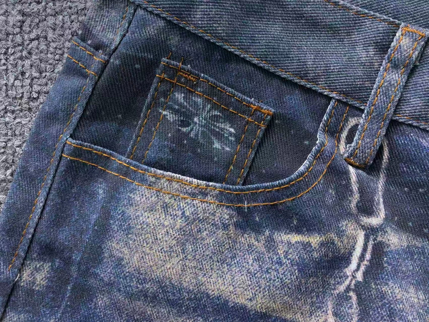 Calça Acne Studios Chaos Chain Denim