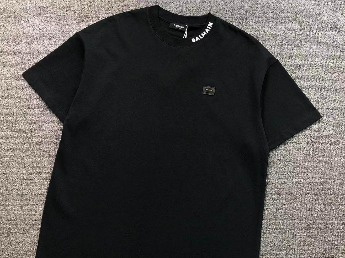 Camiseta Balmain Paris Logo Premium