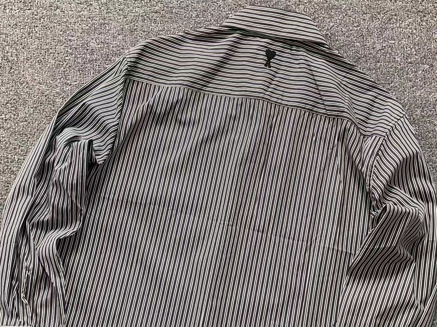 Camisa AMI Paris Clean Stripe Classic