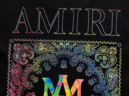 Camiseta AMIRI Rainbow Bandana Logo