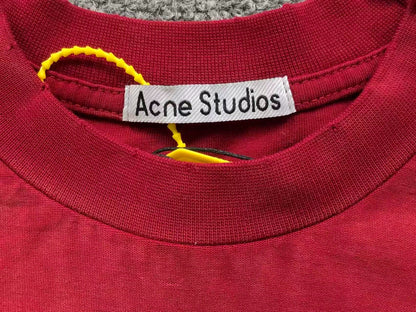 Camiseta Acne Studios Stockholm 1996 Washed Red