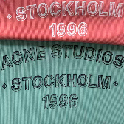 Camiseta Feminina Acne Studios Thermal Wave Longsleeve