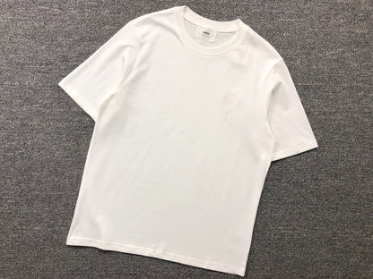 Camiseta AMI Paris Minimal Tonal Heart Logo