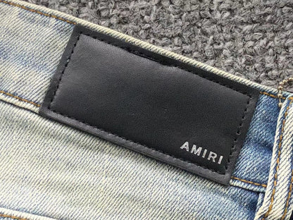 Calça AMIRI Destroyed Ice Wash