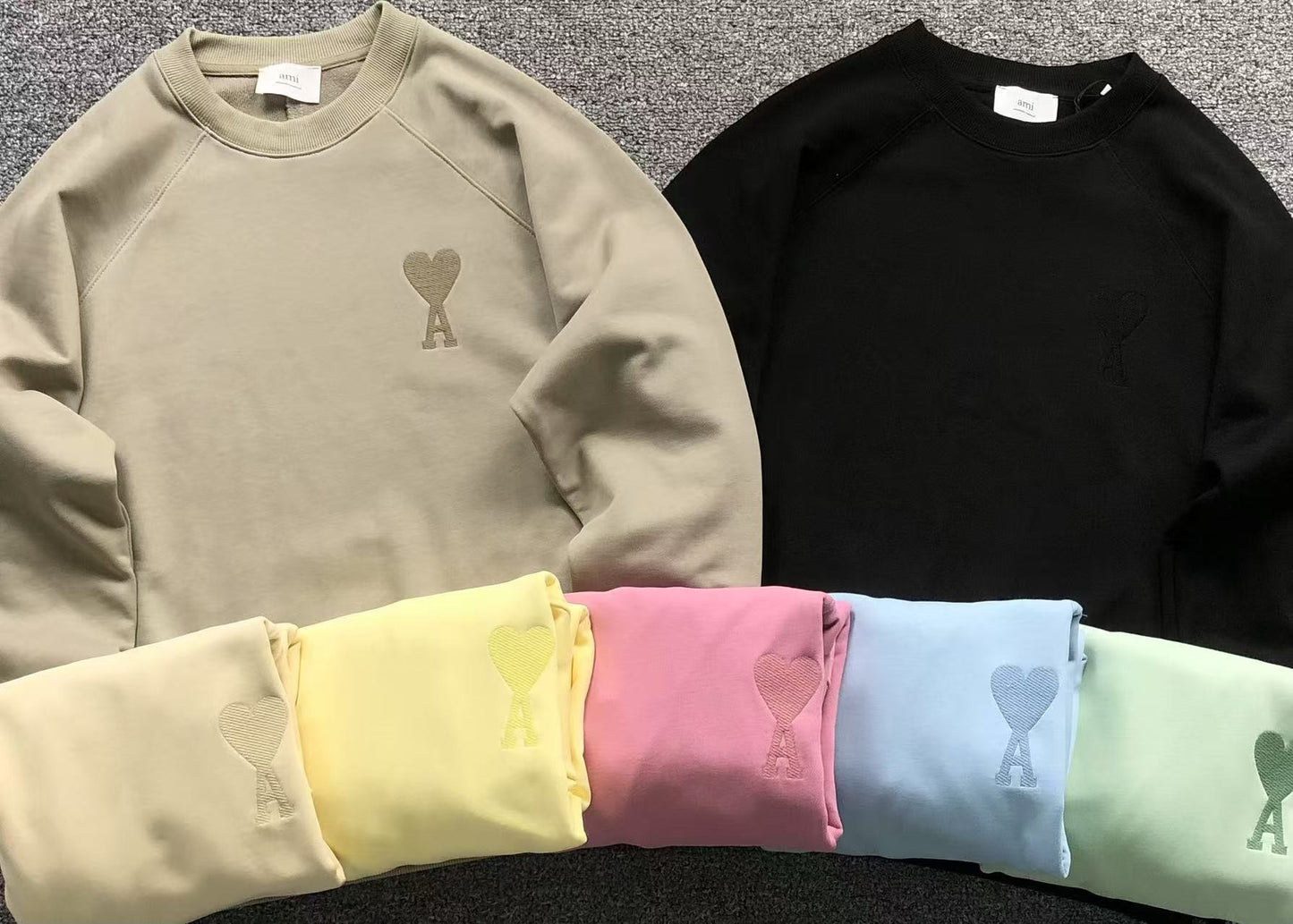 Moletom AMI Paris Ami de Cœur Crewneck