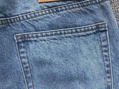 Calça Jeans AMI Paris WideLeg Lavagem