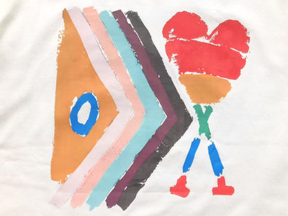 Camiseta AMI Paris Art Graphic Tee