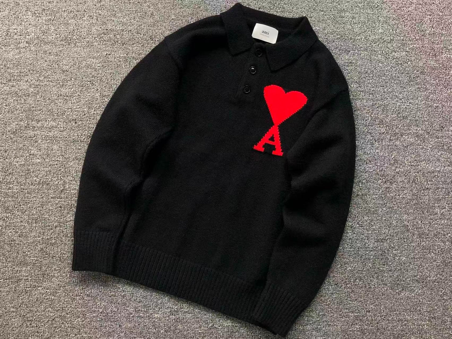 Suéter AMI Paris Polo Knit Essential