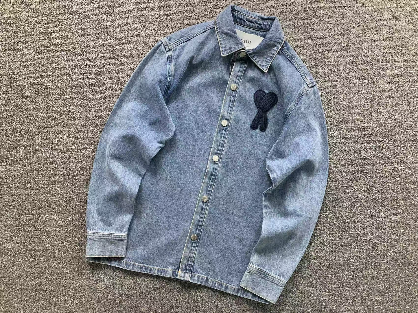 Jaqueta AMI Paris Big Heart Overshirt