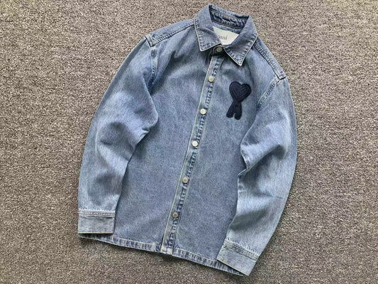 Jaqueta AMI Paris Big Heart Overshirt