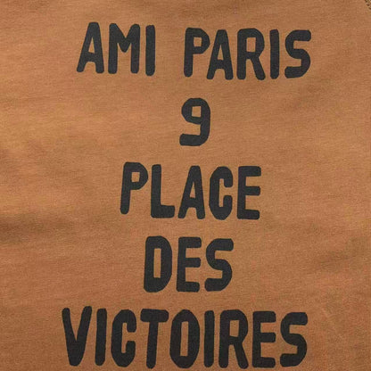 Camiseta AMI Paris Varsity Logo Raglan