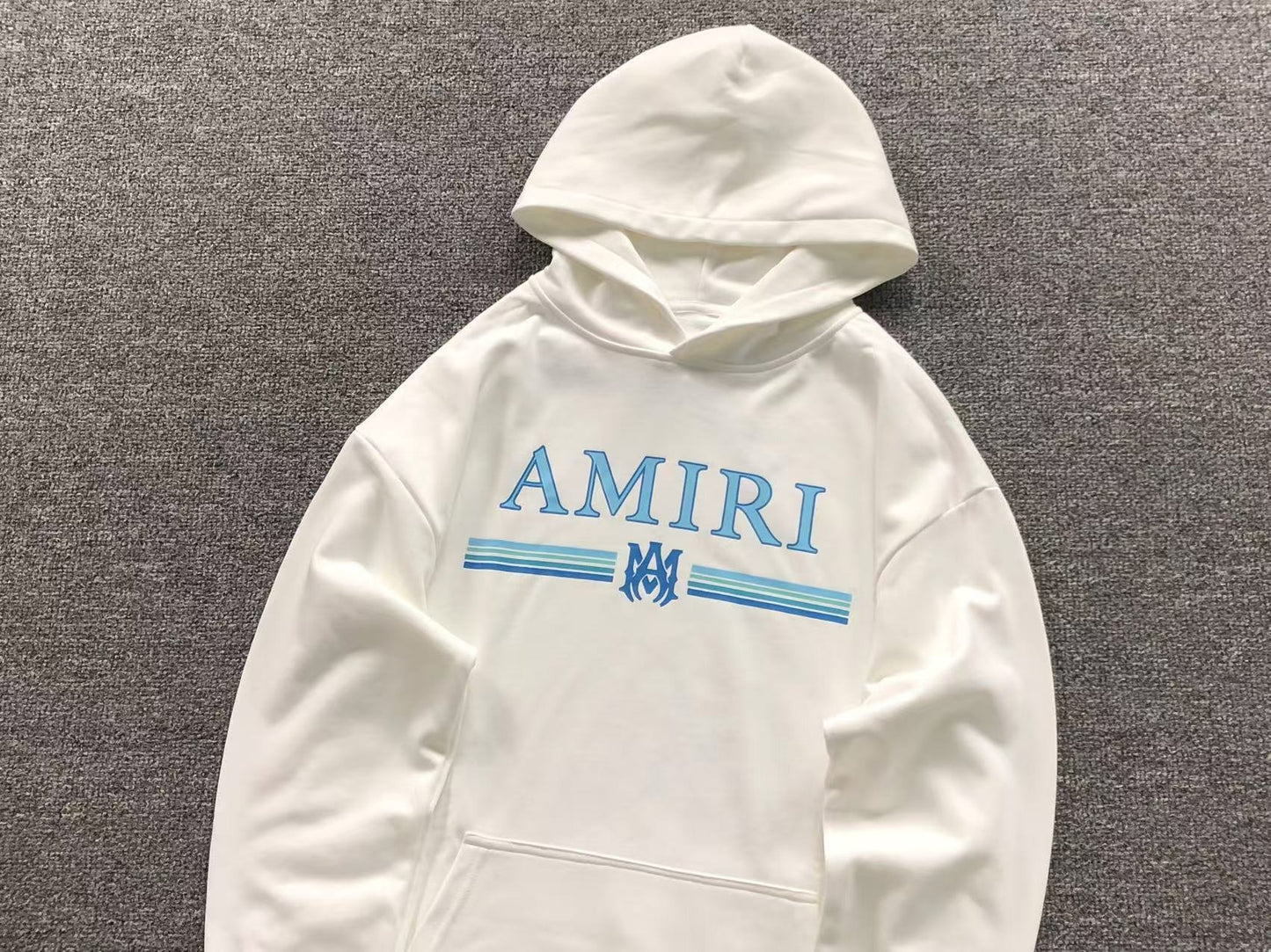 Moletom AMIRI Core Stripe Logo Hoodie