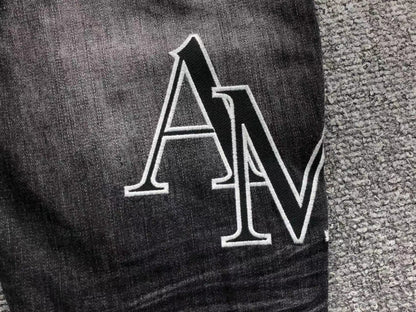 Calça Jeans AMIRI Distressed Black