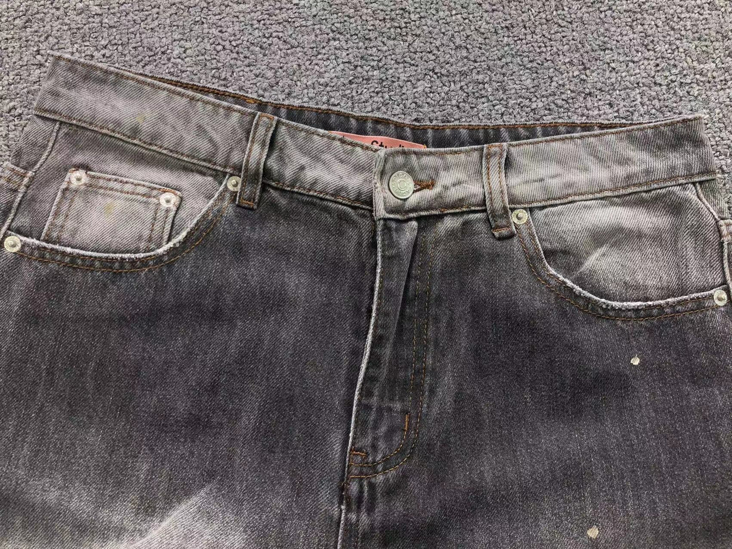 Calça Acne Studios Washed Baggy Denim