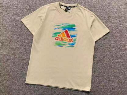 Camiseta Adidas Brush Stroke Color Logo