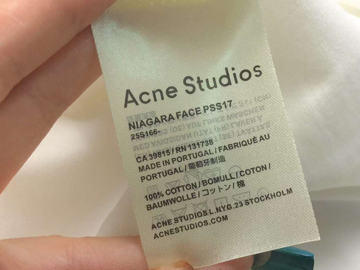 Camiseta Acne Studios Neutral Gallery