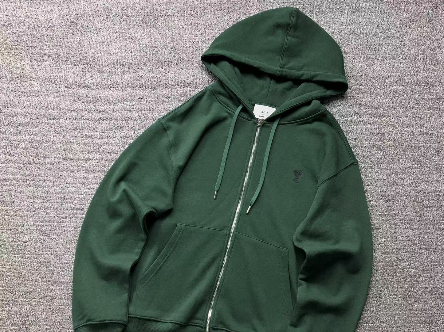 Moletom AMI Paris Ami de Cœur Zip Hoodie