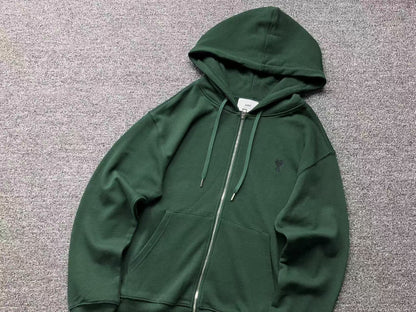 Moletom AMI Paris Ami de Cœur Zip Hoodie