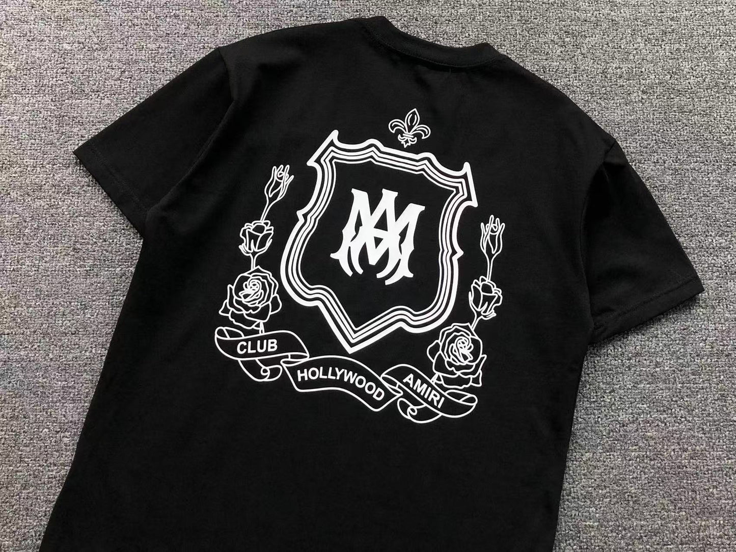 Camiseta AMIRI Club Crest Rose