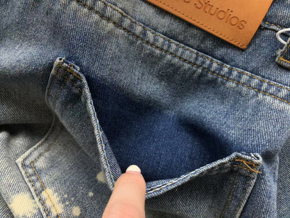 Calça Acne Studios Paintstorm Wide Jeans