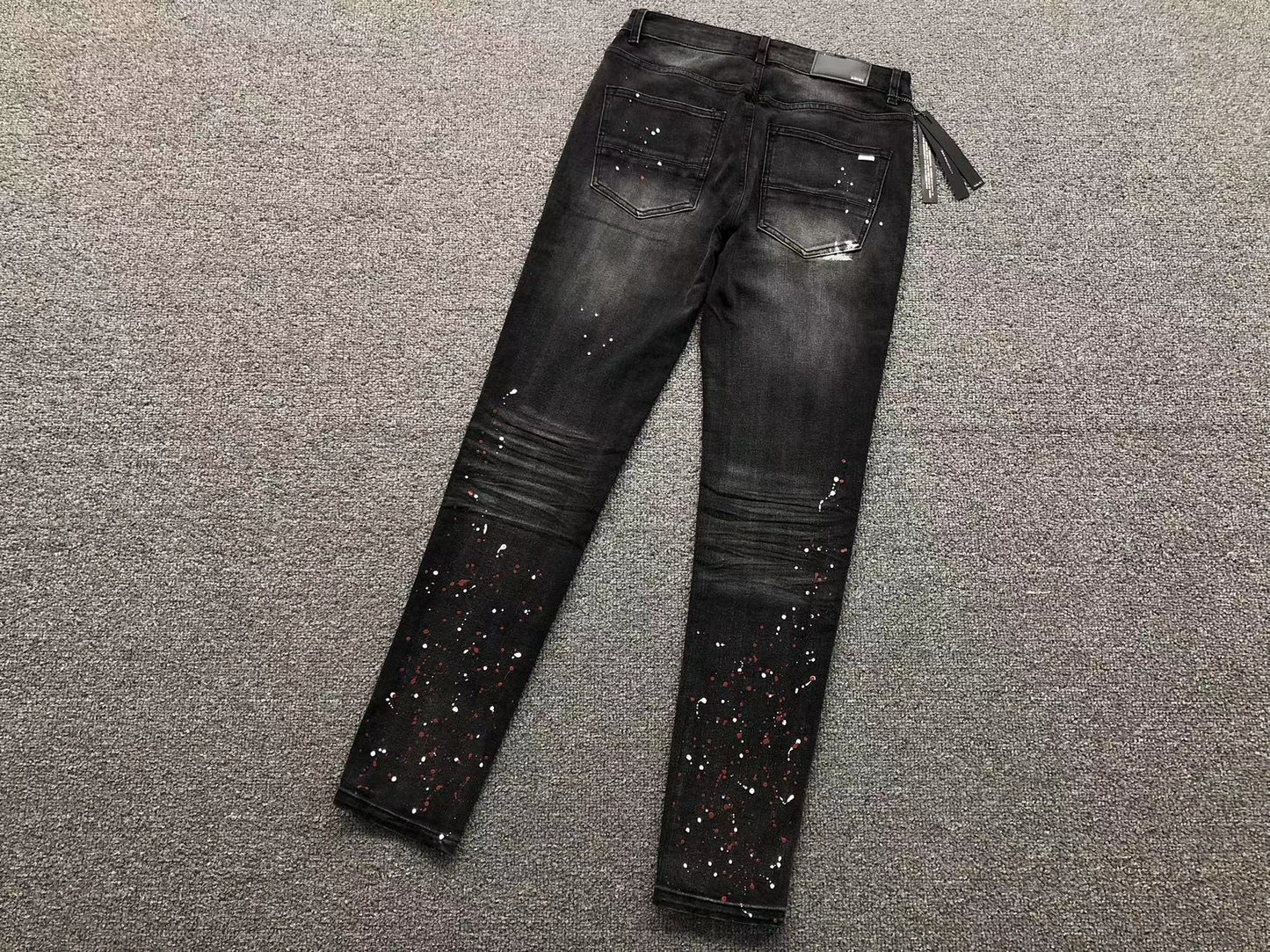 Calça AMIRI Paint Splatter Black