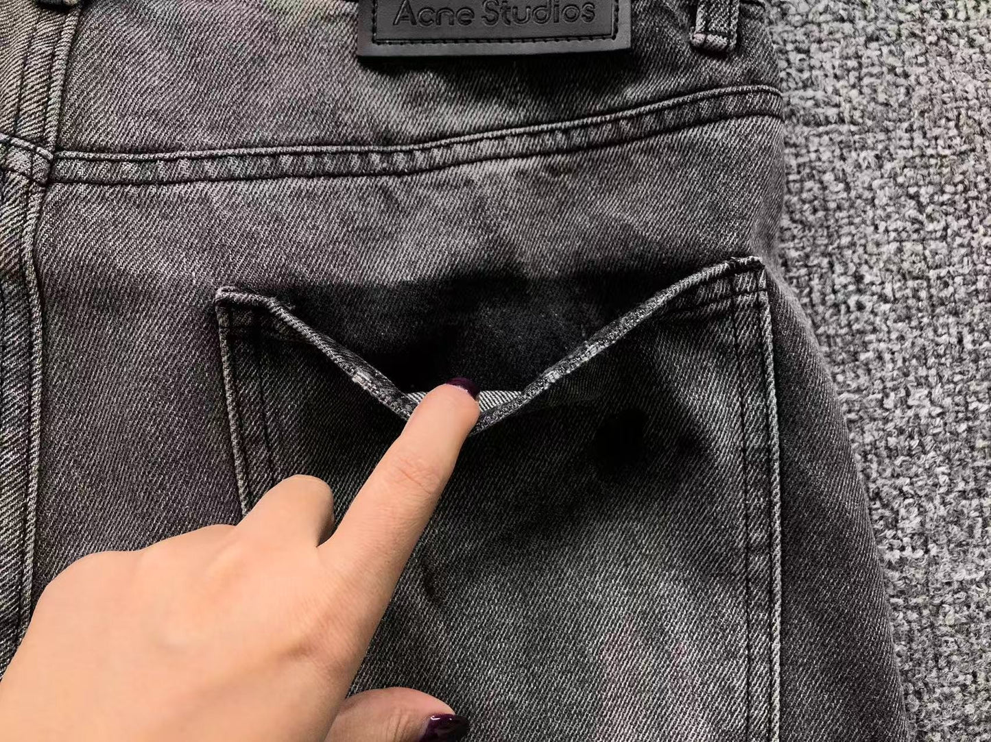 Short Acne Studios Washed Wear