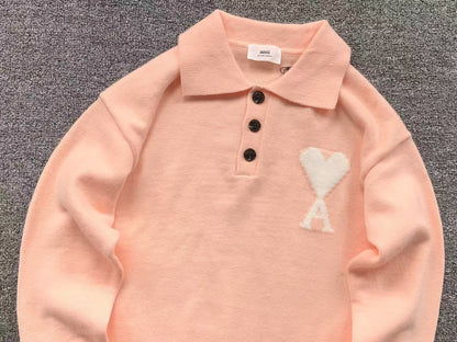 Suéter AMI Paris Polo Knit Essential