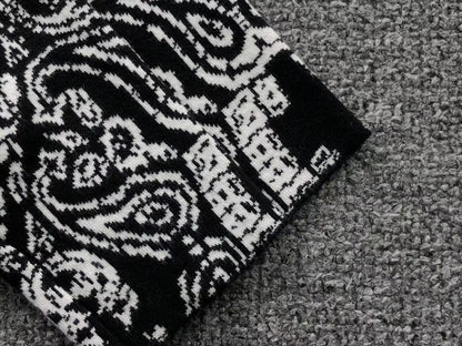 Suéter AMIRI Noir Bandana Fade