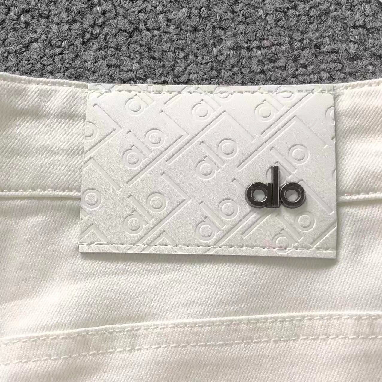 Calça ALO jeans reta branco